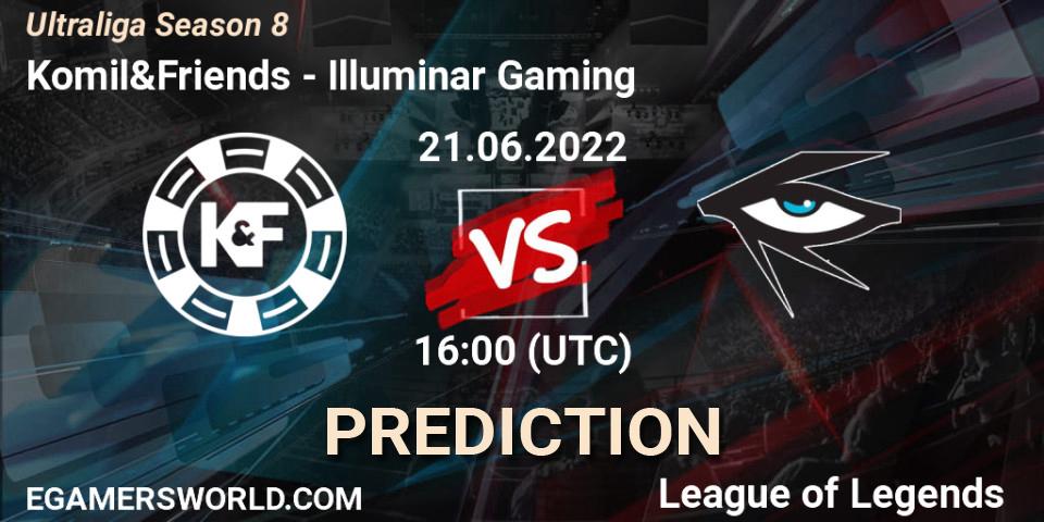 Komil&Friends vs Illuminar Gaming: Match Prediction. 21.06.2022 at 16:00, LoL, Ultraliga Season 8