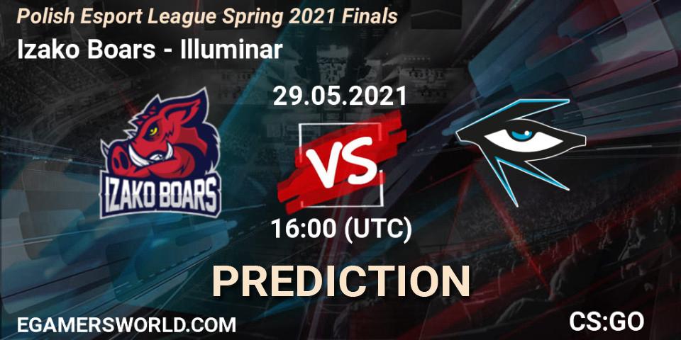 Izako Boars vs Illuminar: Match Prediction. 29.05.2021 at 16:00, Counter-Strike (CS2), Polish Esport League Spring 2021 Finals