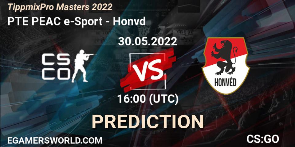 PTE PEAC e-Sport vs Honvéd: Match Prediction. 30.05.2022 at 16:00, Counter-Strike (CS2), TippmixPro Masters 2022