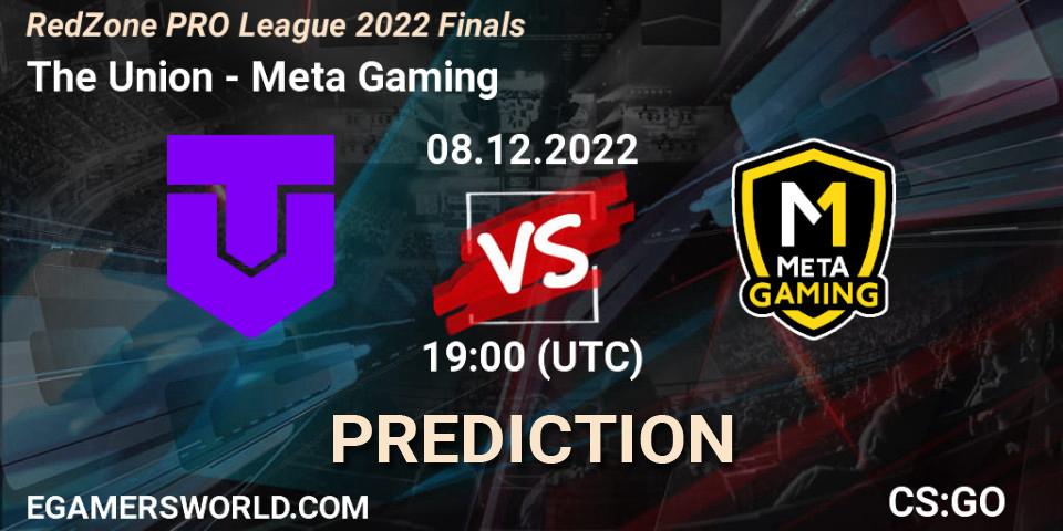 The Union vs Meta Gaming Brasil: Match Prediction. 08.12.2022 at 16:00, Counter-Strike (CS2), RedZone PRO League 2022 Finals