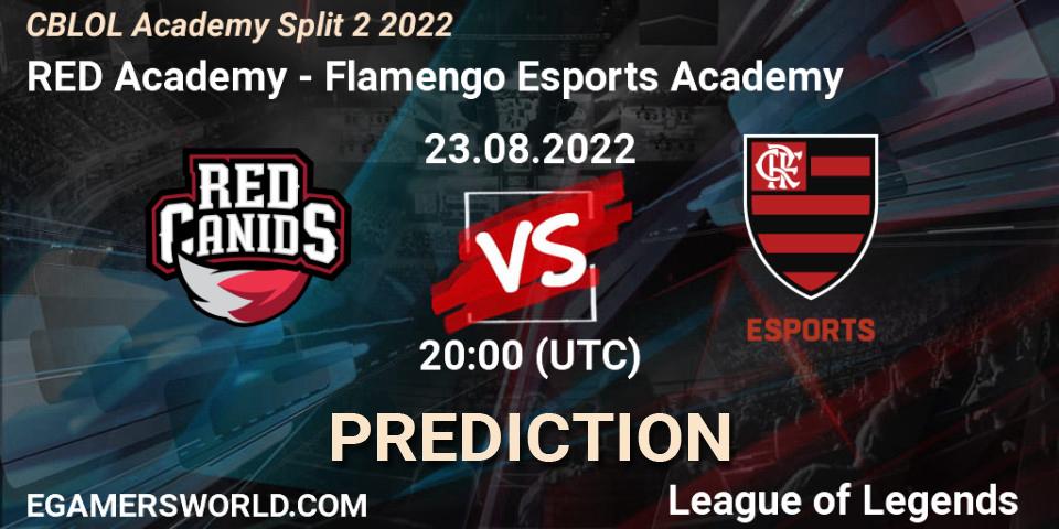 RED Academy vs Flamengo Esports Academy: Match Prediction. 23.08.2022 at 20:00, LoL, CBLOL Academy Split 2 2022