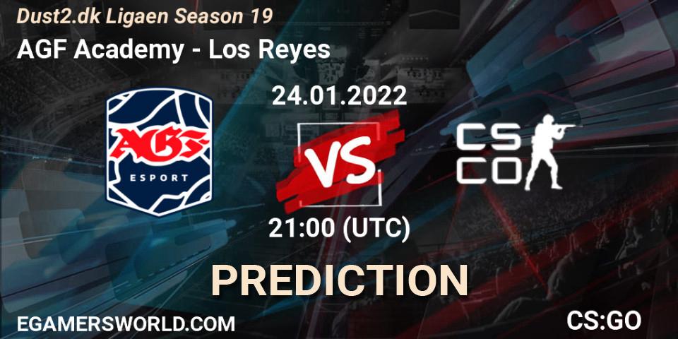 AGF Academy vs Los Reyes: Match Prediction. 24.01.2022 at 21:30, Counter-Strike (CS2), Dust2.dk Ligaen Season 19
