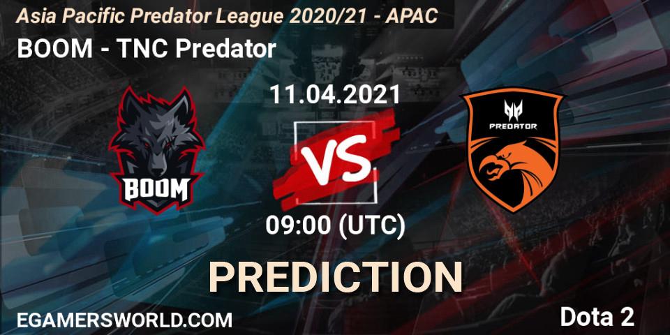 BOOM vs TNC Predator: Match Prediction. 11.04.2021 at 09:01, Dota 2, Asia Pacific Predator League 2020/21 - APAC