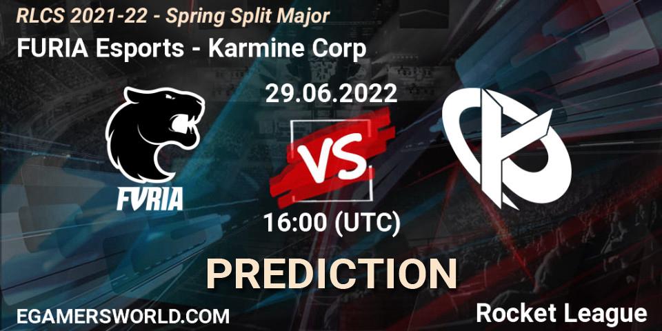 FURIA Esports vs Karmine Corp: Match Prediction. 29.06.22, Rocket League, RLCS 2021-22 - Spring Split Major