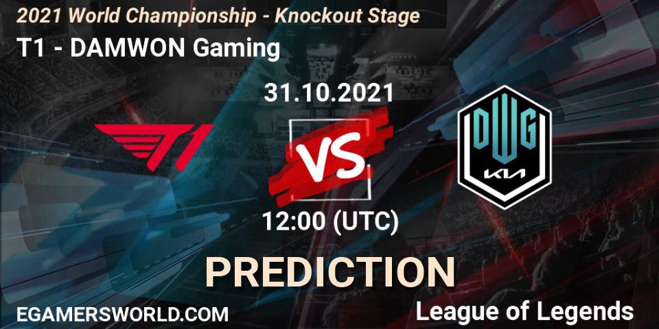T1 vs DAMWON Gaming: Match Prediction. 30.10.2021 at 12:00, LoL, 2021 World Championship - Knockout Stage