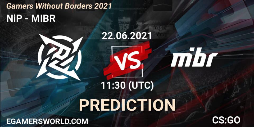 NiP vs MIBR: Match Prediction. 22.06.21, CS2 (CS:GO), Gamers Without Borders 2021