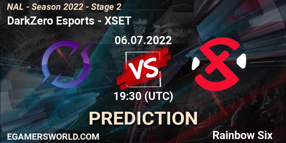 DarkZero Esports vs XSET: Match Prediction. 06.07.2022 at 19:30, Rainbow Six, NAL - Season 2022 - Stage 2