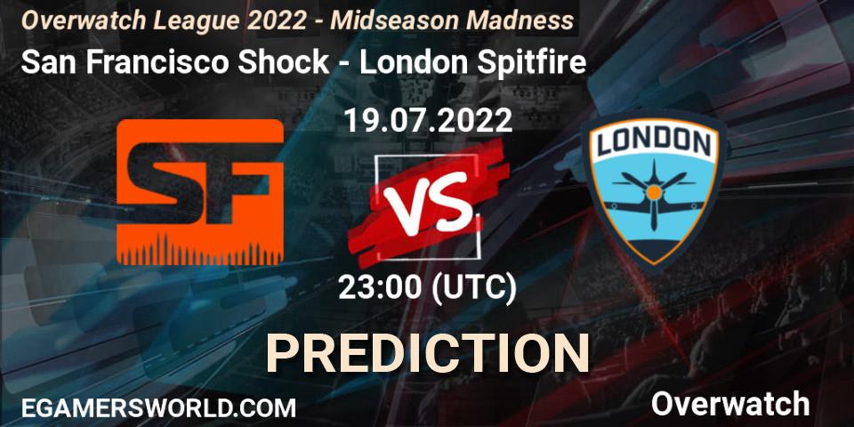 San Francisco Shock vs London Spitfire: Match Prediction. 20.07.22, Overwatch, Overwatch League 2022 - Midseason Madness