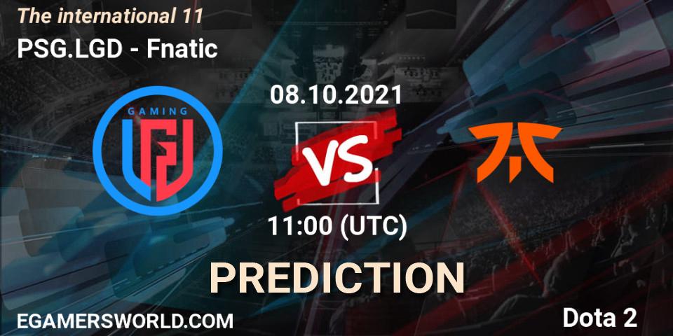 PSG.LGD vs Fnatic: Match Prediction. 08.10.21, Dota 2, The Internationa 2021