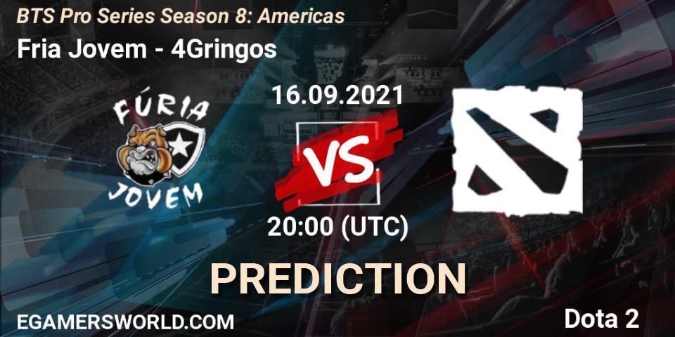 FG vs 4Gringos: Match Prediction. 16.09.2021 at 20:06, Dota 2, BTS Pro Series Season 8: Americas