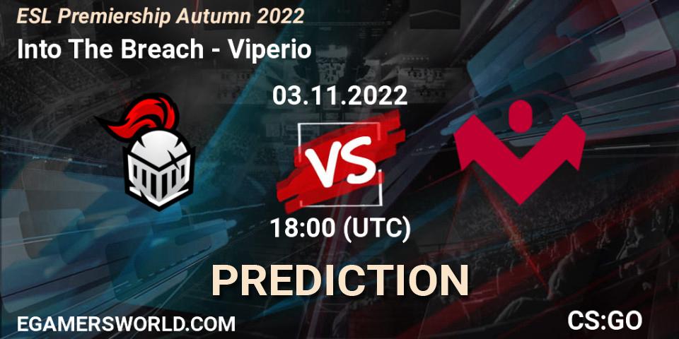 Into The Breach vs Viperio: Match Prediction. 03.11.22, CS2 (CS:GO), ESL Premiership Autumn 2022