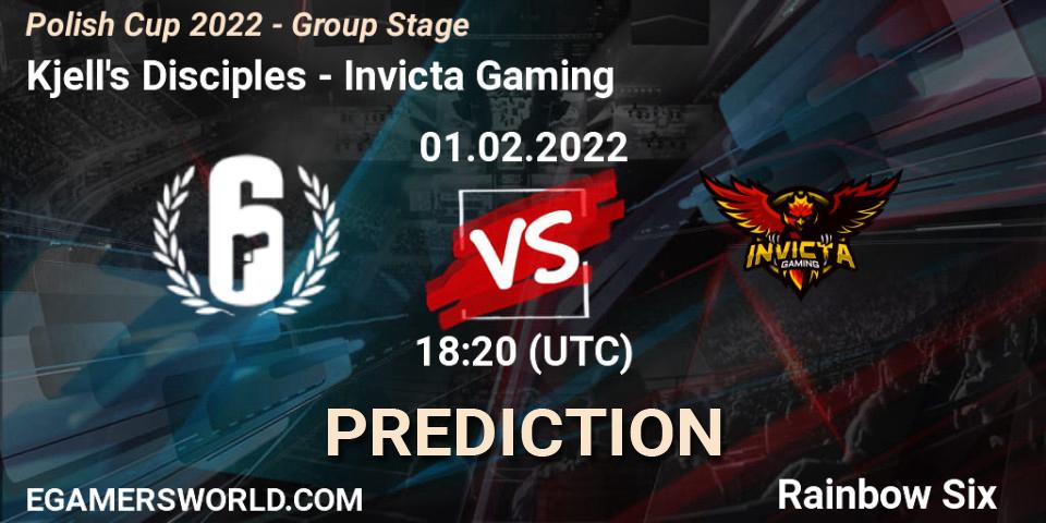 Kjell's Disciples vs Invicta Gaming: Match Prediction. 01.02.2022 at 18:20, Rainbow Six, Polish Cup 2022 - Group Stage