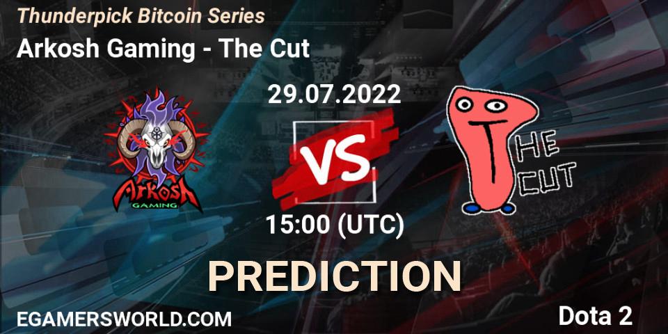 Arkosh Gaming vs The Cut: Match Prediction. 29.07.2022 at 15:23, Dota 2, Thunderpick Bitcoin Series