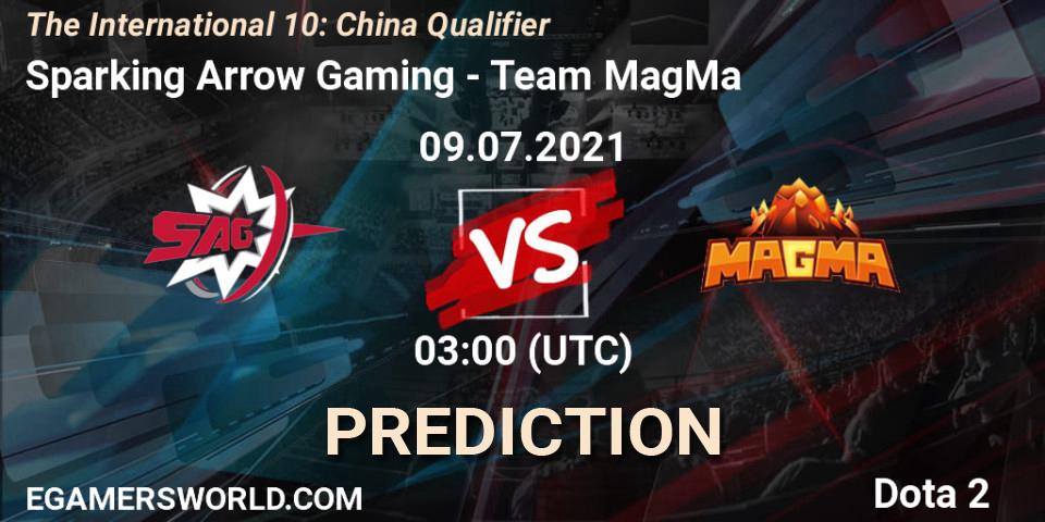 Sparking Arrow Gaming vs Team MagMa: Match Prediction. 09.07.2021 at 03:01, Dota 2, The International 10: China Qualifier