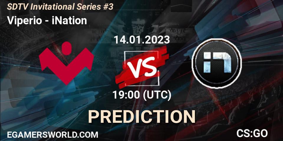 Viperio vs iNation: Match Prediction. 14.01.2023 at 19:00, Counter-Strike (CS2), SDTV Invitational Series #3