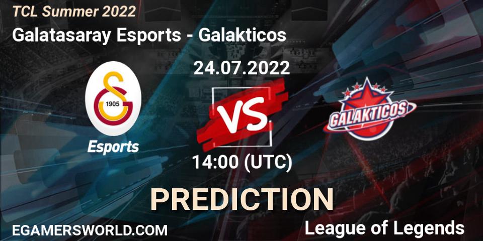 Galatasaray Esports vs Galakticos: Match Prediction. 24.07.22, LoL, TCL Summer 2022