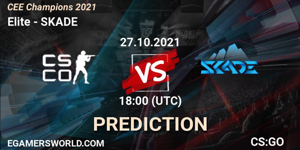 Elite vs SKADE: Match Prediction. 27.10.2021 at 18:00, Counter-Strike (CS2), CEE Champions 2021