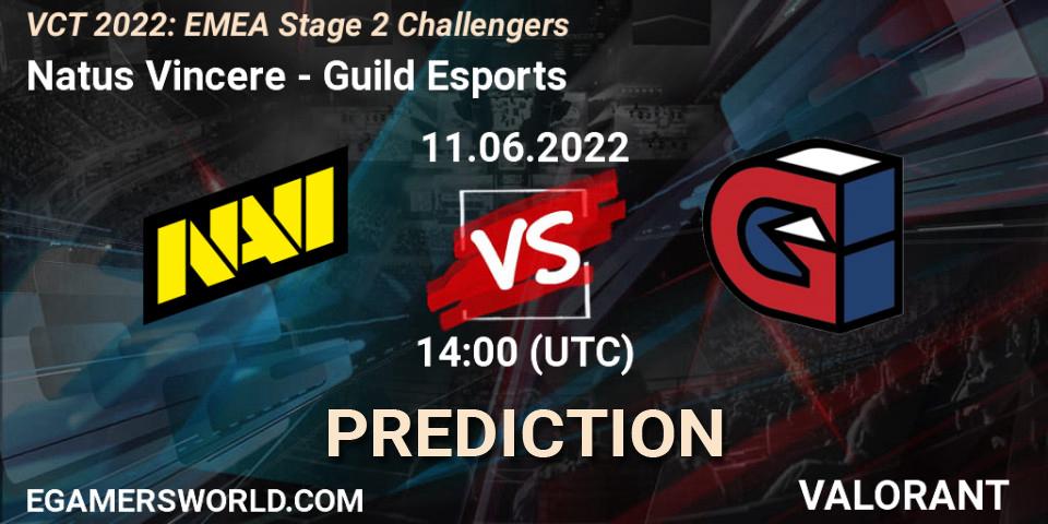 Natus Vincere vs Guild Esports: Match Prediction. 11.06.2022 at 14:00, VALORANT, VCT 2022: EMEA Stage 2 Challengers