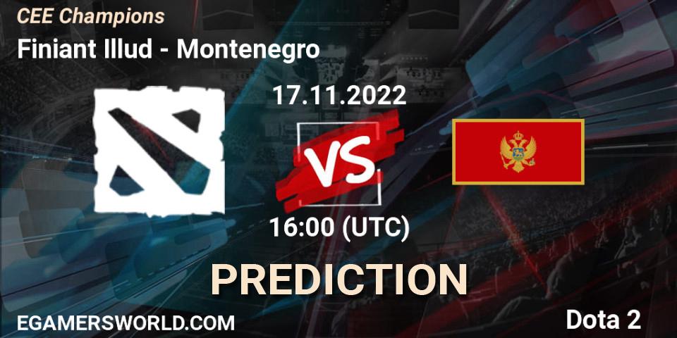 Finiant Illud vs Montenegro: Match Prediction. 17.11.22, Dota 2, CEE Champions