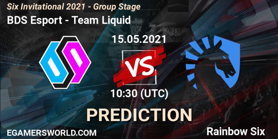 BDS Esport vs Team Liquid: Match Prediction. 15.05.2021 at 10:30, Rainbow Six, Six Invitational 2021 - Group Stage