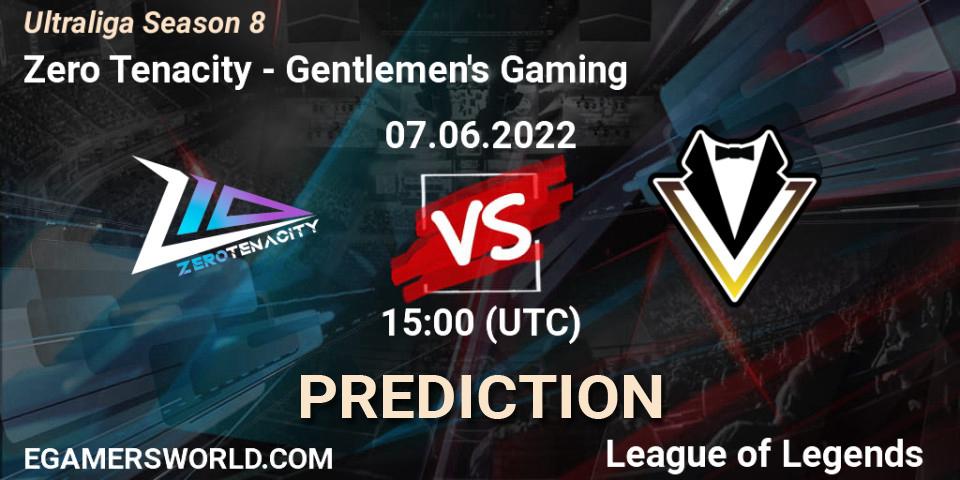 Zero Tenacity vs Gentlemen's Gaming: Match Prediction. 07.06.2022 at 15:00, LoL, Ultraliga Season 8