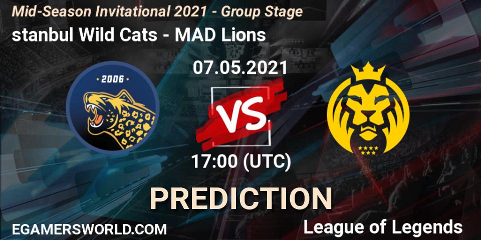 İstanbul Wild Cats vs MAD Lions: Match Prediction. 07.05.2021 at 17:00, LoL, Mid-Season Invitational 2021 - Group Stage
