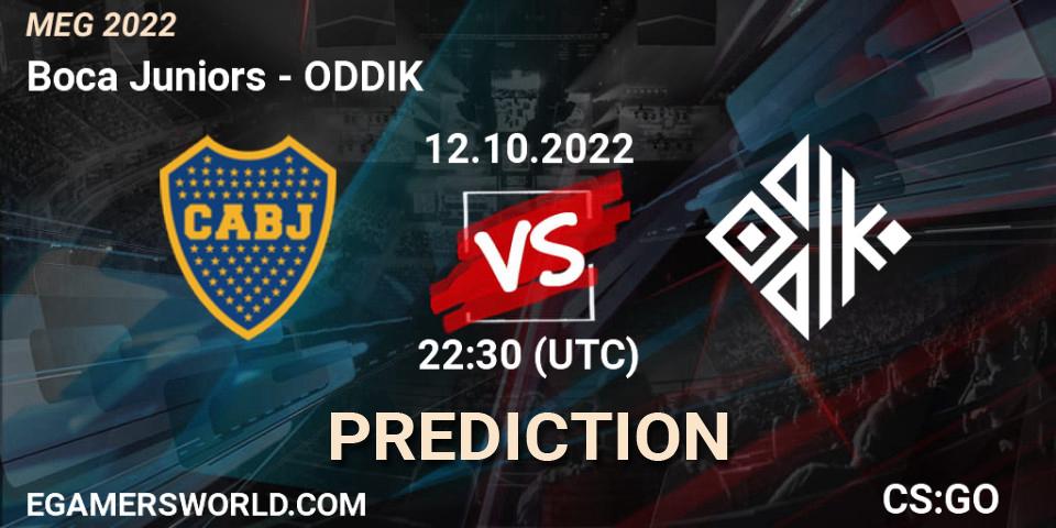 Boca Juniors vs ODDIK: Match Prediction. 14.10.2022 at 17:00, Counter-Strike (CS2), MEG 2022