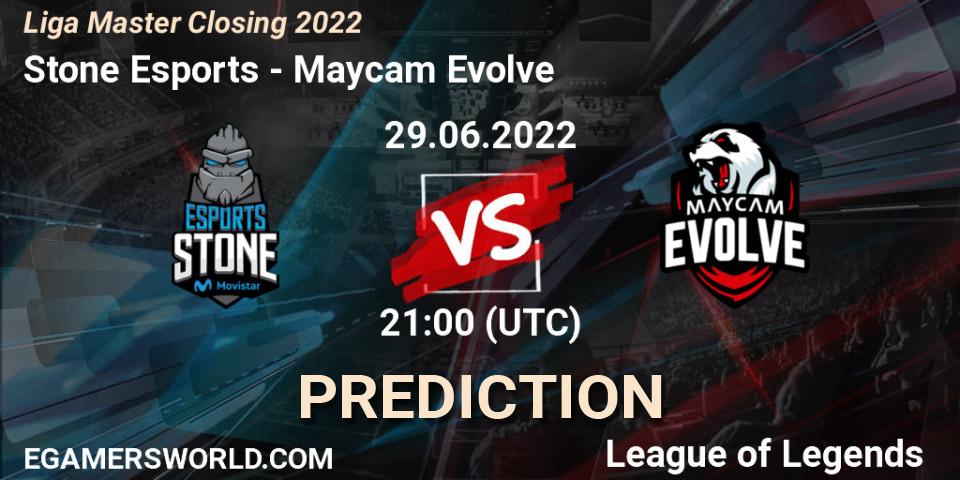Stone Esports vs Maycam Evolve: Match Prediction. 29.06.2022 at 21:00, LoL, Liga Master Closing 2022