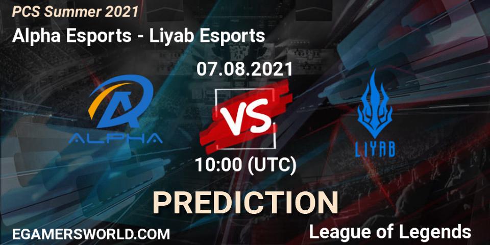 Alpha Esports vs Liyab Esports: Match Prediction. 07.08.21, LoL, PCS Summer 2021
