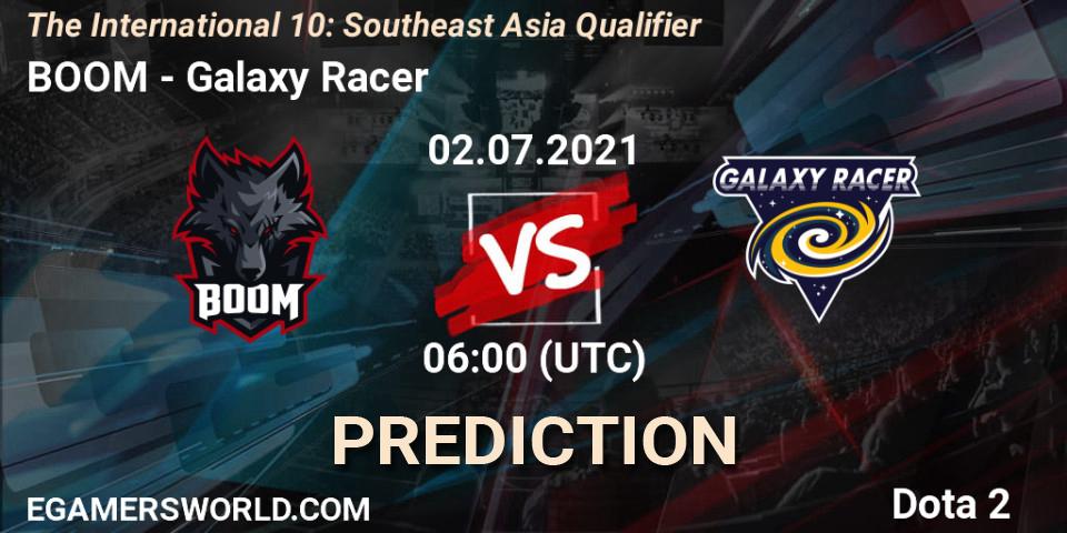 BOOM vs Galaxy Racer: Match Prediction. 02.07.2021 at 07:13, Dota 2, The International 10: Southeast Asia Qualifier