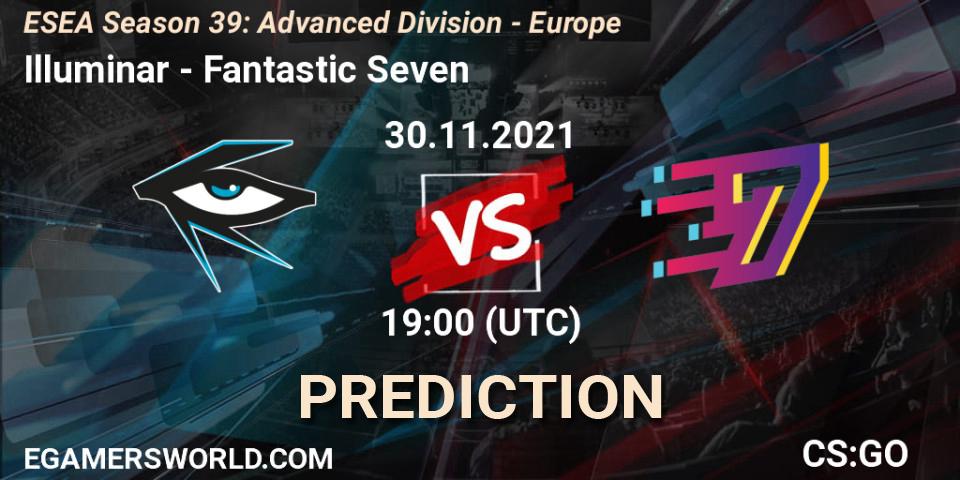 Illuminar vs Fantastic Seven: Match Prediction. 30.11.2021 at 19:00, Counter-Strike (CS2), ESEA Season 39: Advanced Division - Europe