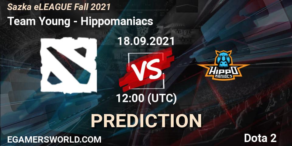 Team Young vs Hippomaniacs: Match Prediction. 18.09.21, Dota 2, Sazka eLEAGUE Fall 2021