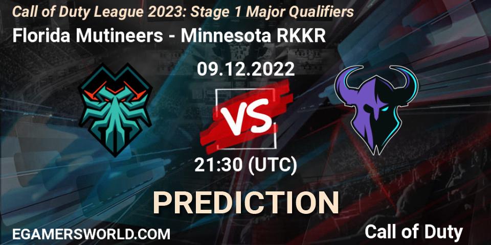 Florida Mutineers vs Minnesota RØKKR: Match Prediction. 09.12.2022 at 21:30, Call of Duty, Call of Duty League 2023: Stage 1 Major Qualifiers