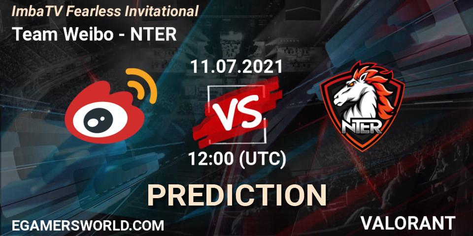 Team Weibo vs NTER: Match Prediction. 11.07.21, VALORANT, ImbaTV Fearless Invitational
