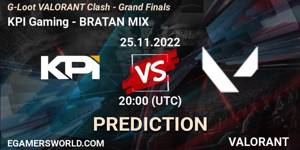 KPI Gaming vs BRATAN MIX: Match Prediction. 25.11.22, VALORANT, G-Loot VALORANT Clash - Grand Finals
