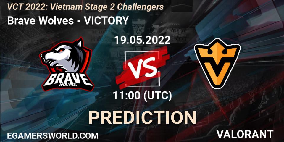 Brave Wolves vs VICTORY: Match Prediction. 19.05.2022 at 11:00, VALORANT, VCT 2022: Vietnam Stage 2 Challengers