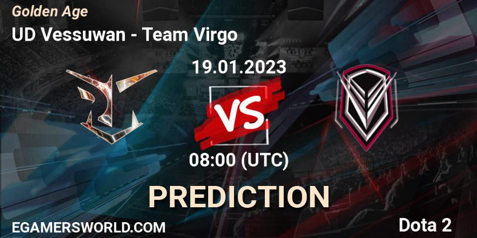 UD Vessuwan vs Team Virgo: Match Prediction. 19.01.23, Dota 2, Golden Age