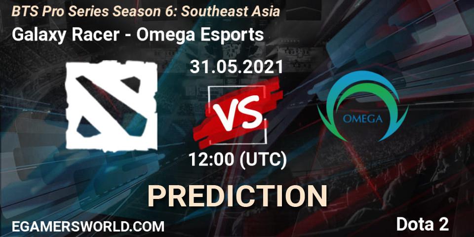 Galaxy Racer vs Omega Esports: Match Prediction. 31.05.2021 at 12:10, Dota 2, BTS Pro Series Season 6: Southeast Asia