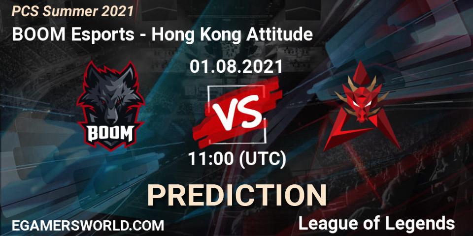 BOOM Esports vs Hong Kong Attitude: Match Prediction. 01.08.21, LoL, PCS Summer 2021