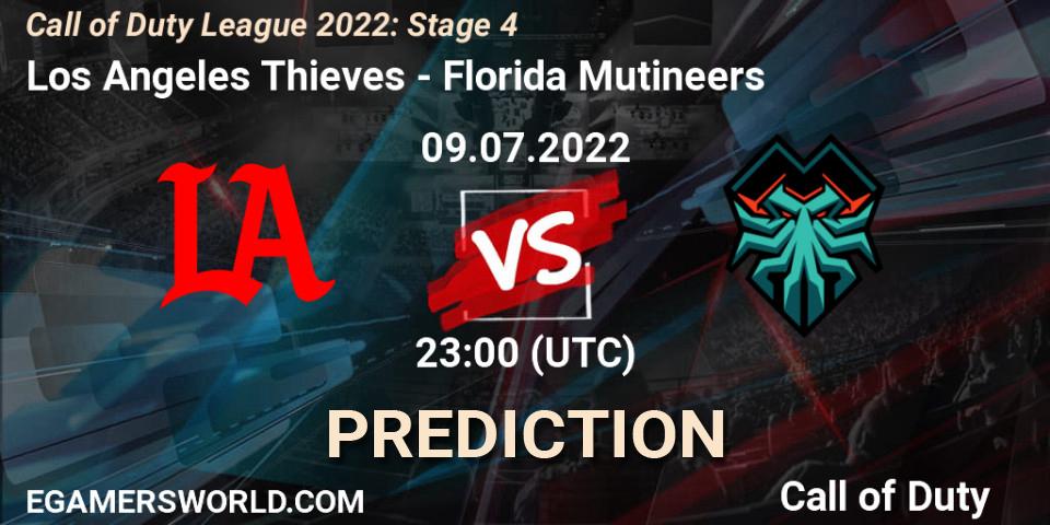 Los Angeles Thieves vs Florida Mutineers: Match Prediction. 09.07.2022 at 23:00, Call of Duty, Call of Duty League 2022: Stage 4