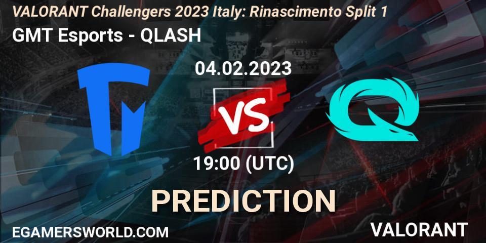 GMT Esports vs QLASH: Match Prediction. 04.02.23, VALORANT, VALORANT Challengers 2023 Italy: Rinascimento Split 1