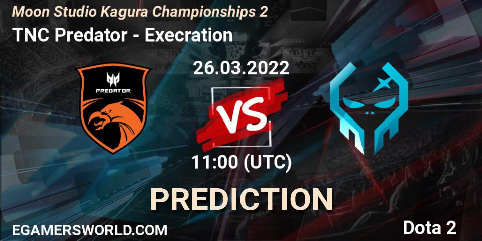 TNC Predator vs Execration: Match Prediction. 26.03.22, Dota 2, Moon Studio Kagura Championships 2