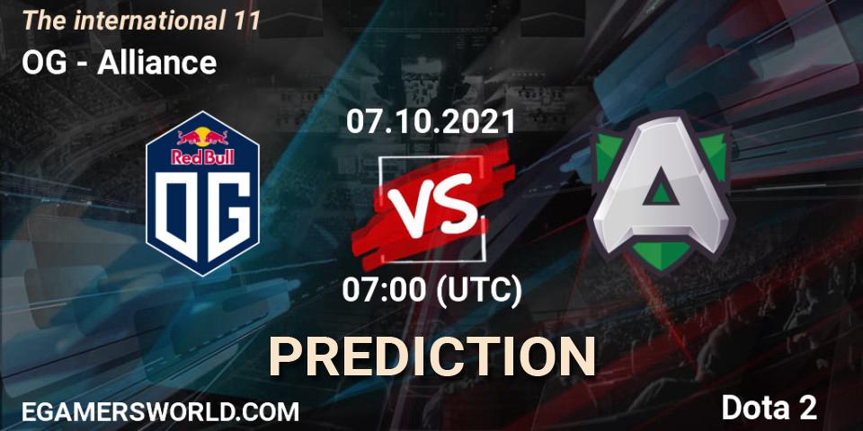 OG vs Alliance: Match Prediction. 07.10.21, Dota 2, The Internationa 2021