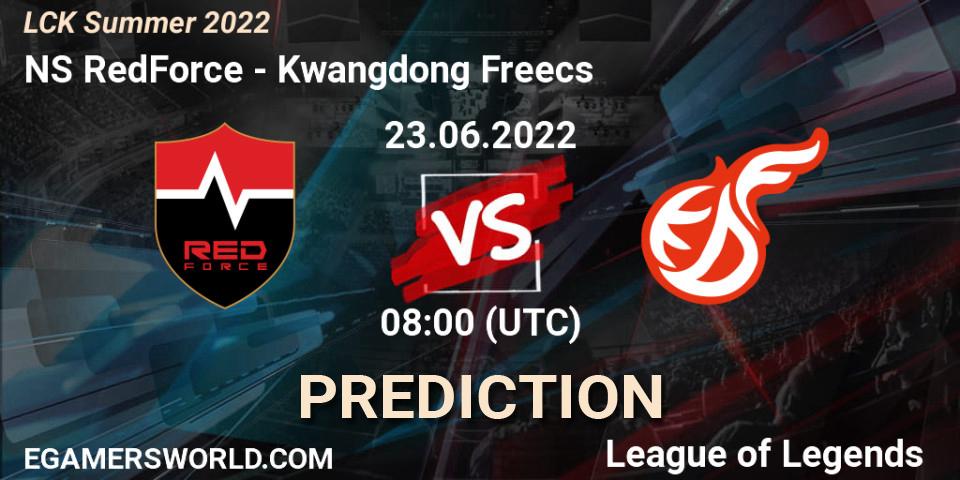 Nongshim RedForce vs Freecs: Match Prediction. 23.06.2022 at 08:00, LoL, LCK Summer 2022