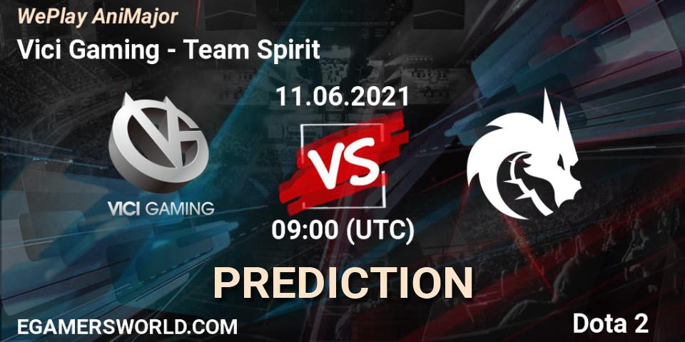 Vici Gaming vs Team Spirit: Match Prediction. 11.06.2021 at 09:00, Dota 2, WePlay AniMajor 2021