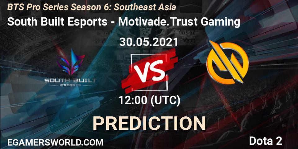 South Built Esports vs Motivade.Trust Gaming: Match Prediction. 30.05.2021 at 12:44, Dota 2, BTS Pro Series Season 6: Southeast Asia
