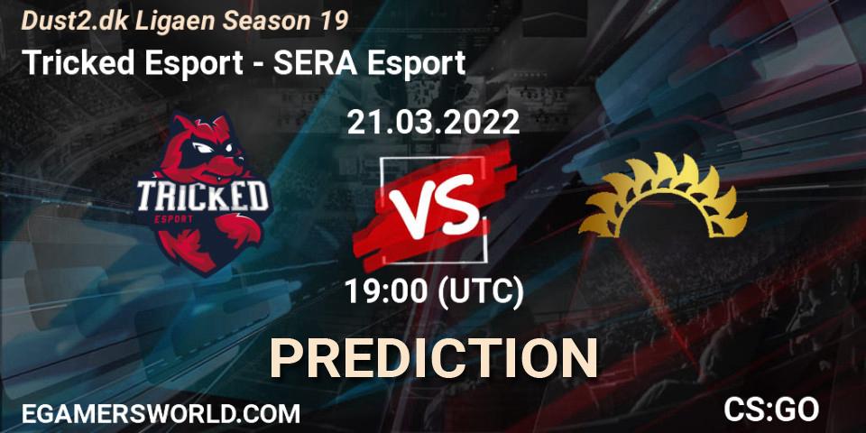 Tricked Esport vs SERA Esport: Match Prediction. 21.03.2022 at 19:00, Counter-Strike (CS2), Dust2.dk Ligaen Season 19