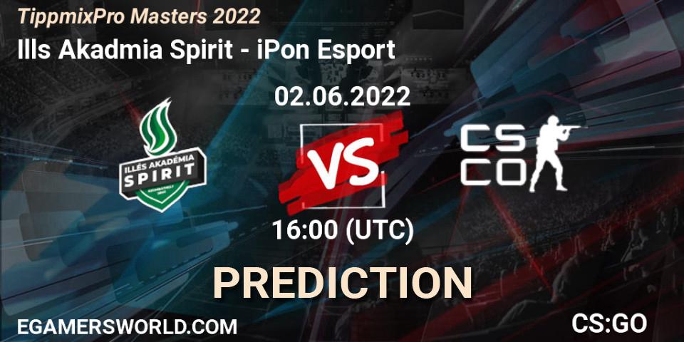 Illés Akadémia Spirit vs iPon Esport: Match Prediction. 02.06.22, CS2 (CS:GO), TippmixPro Masters 2022