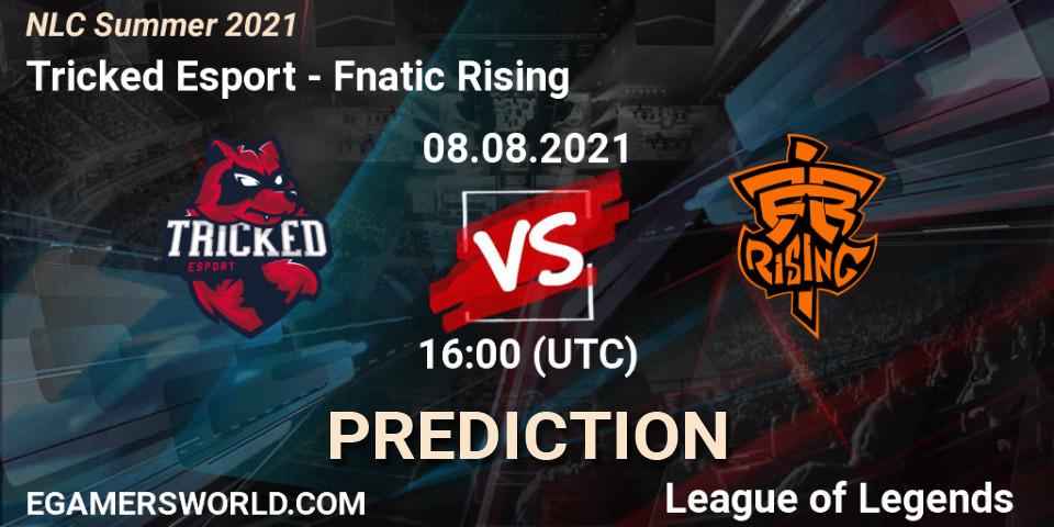 Tricked Esport vs Fnatic Rising: Match Prediction. 08.08.2021 at 16:00, LoL, NLC Summer 2021