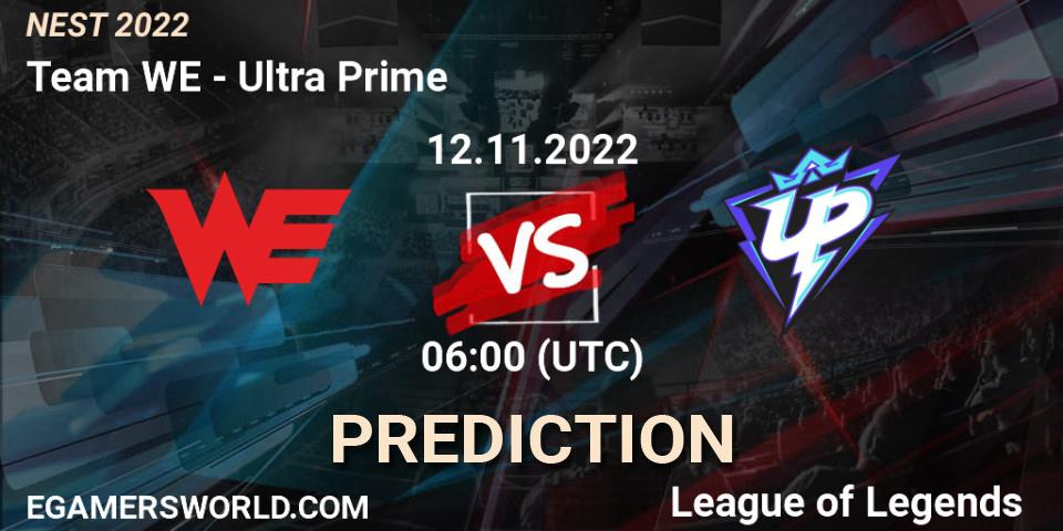 Team WE vs Ultra Prime: Match Prediction. 12.11.22, LoL, NEST 2022